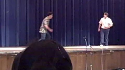 Buddy and Greg. Neumann Goretti Talent Show 2010.