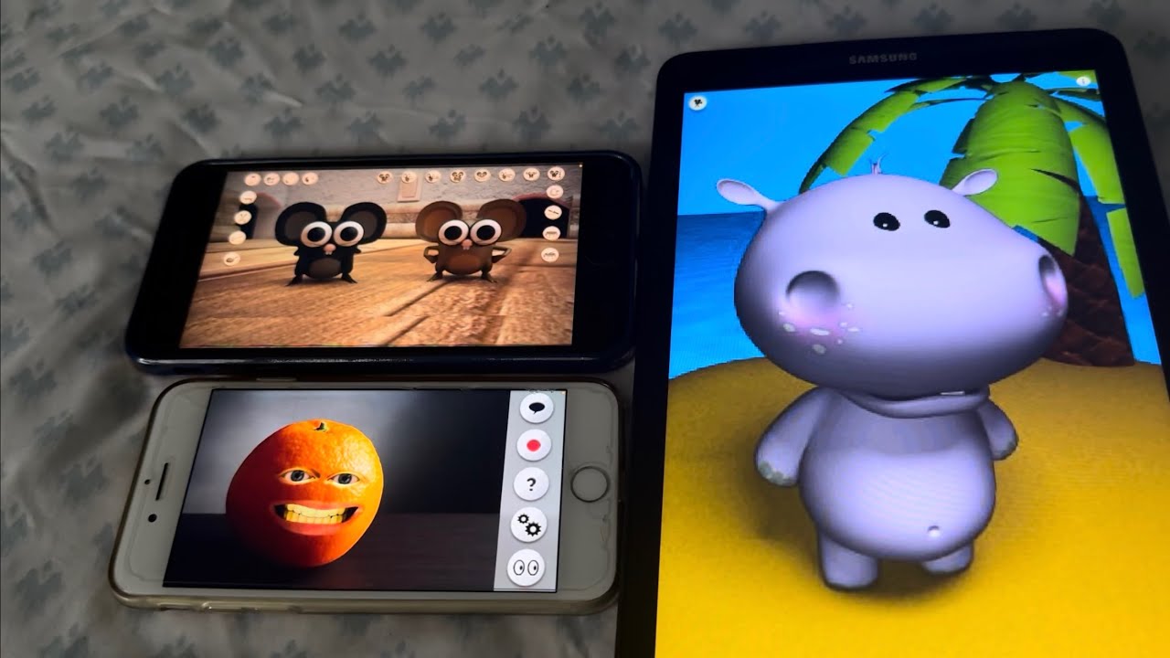 Talking Jerry & Tom Mouse Echo Vs Talking Orange Echo Vs Talking Baby Hippo Echo (10/8/2025)