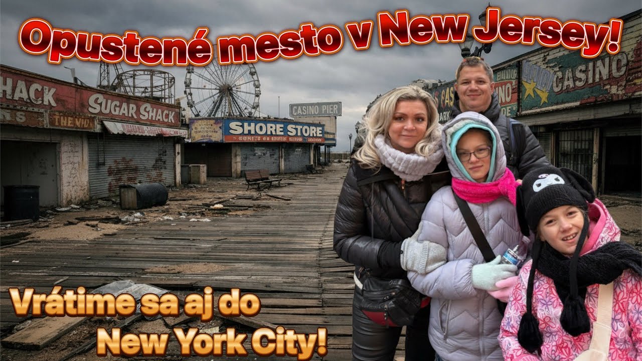 Našli sme opustené mesto v New Jersey! V lete sa tam musíme vrátiť!