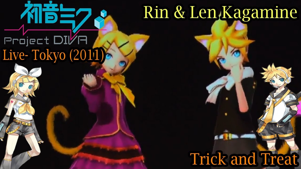 Rin And Len Trick And Treat Live