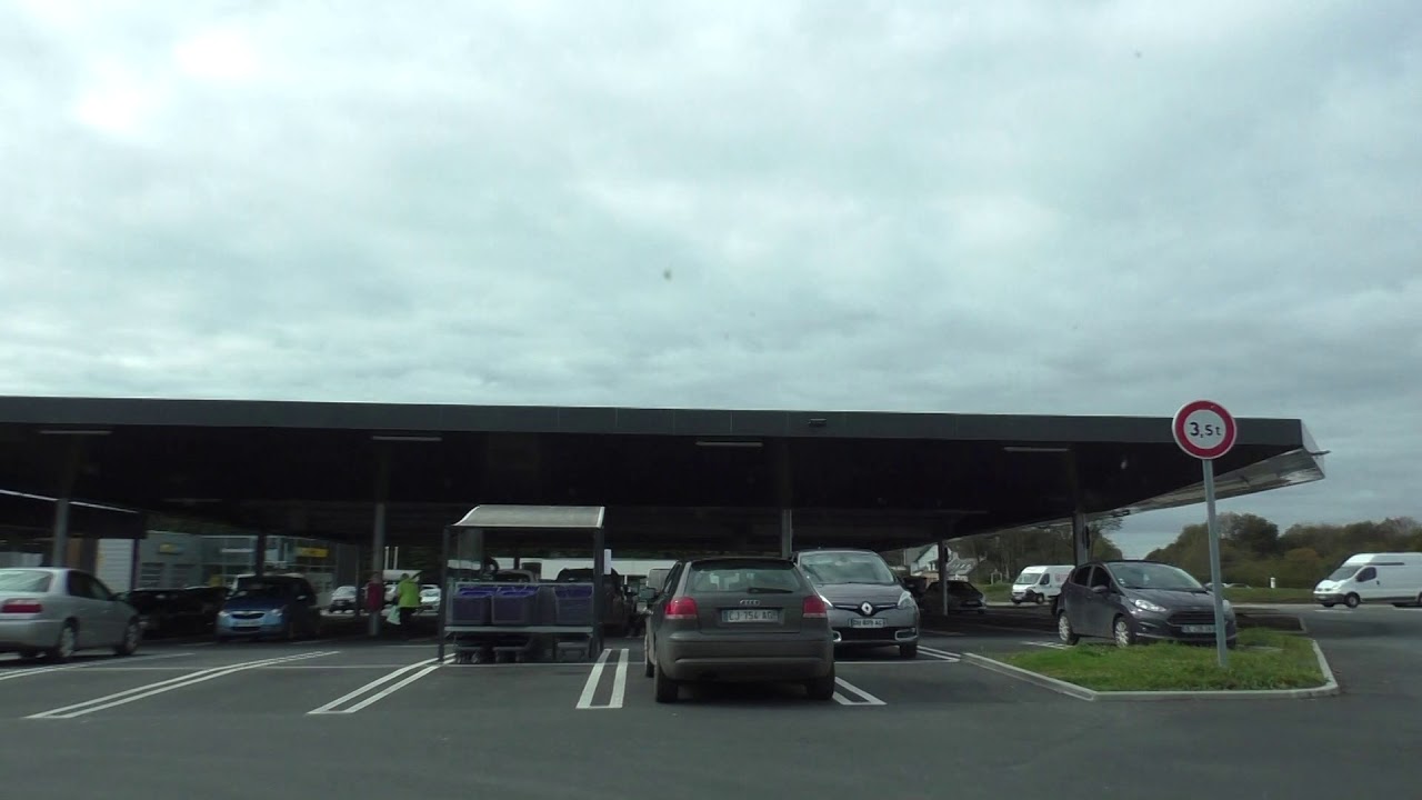 Driving Around Rostrenen 22110, Côtes d'Armor, Brittany, France 16th October 2020