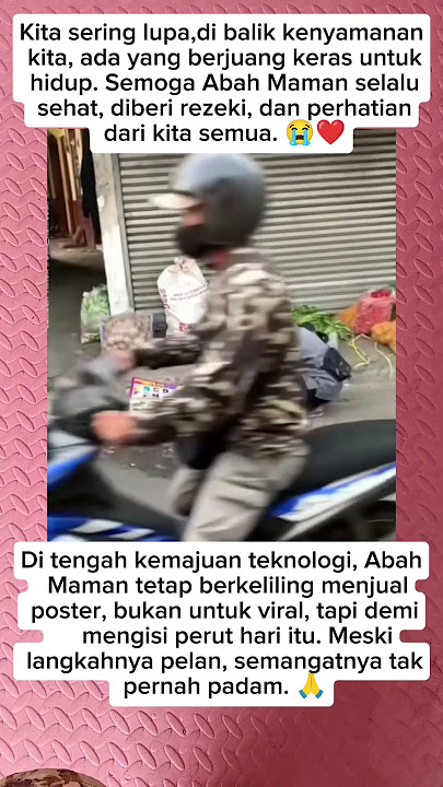 merka tdk meminta, bukalah pintu rejeki utk Abah ini ya Allah😭 #shorts #trendingshorts #fypシ゚viral