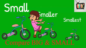 Compare sizes for kindergarten - Big and Small
