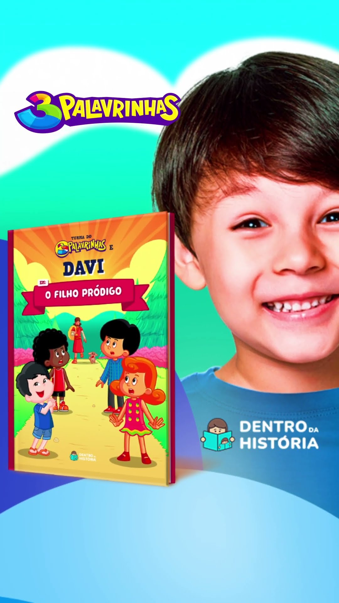 Ensine o seu pequeno sobre perdão de forma divertida e personalizada! #3palavrinhas