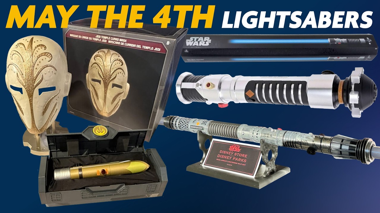 レガシーライトセーバー ダース・ベイダー May the 4th 2025 May the 4th Legacy Lightsabers Preview - YouTube
