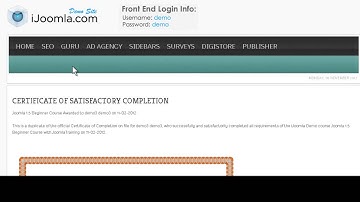 Joomla LMS Certificate Feature - Guru