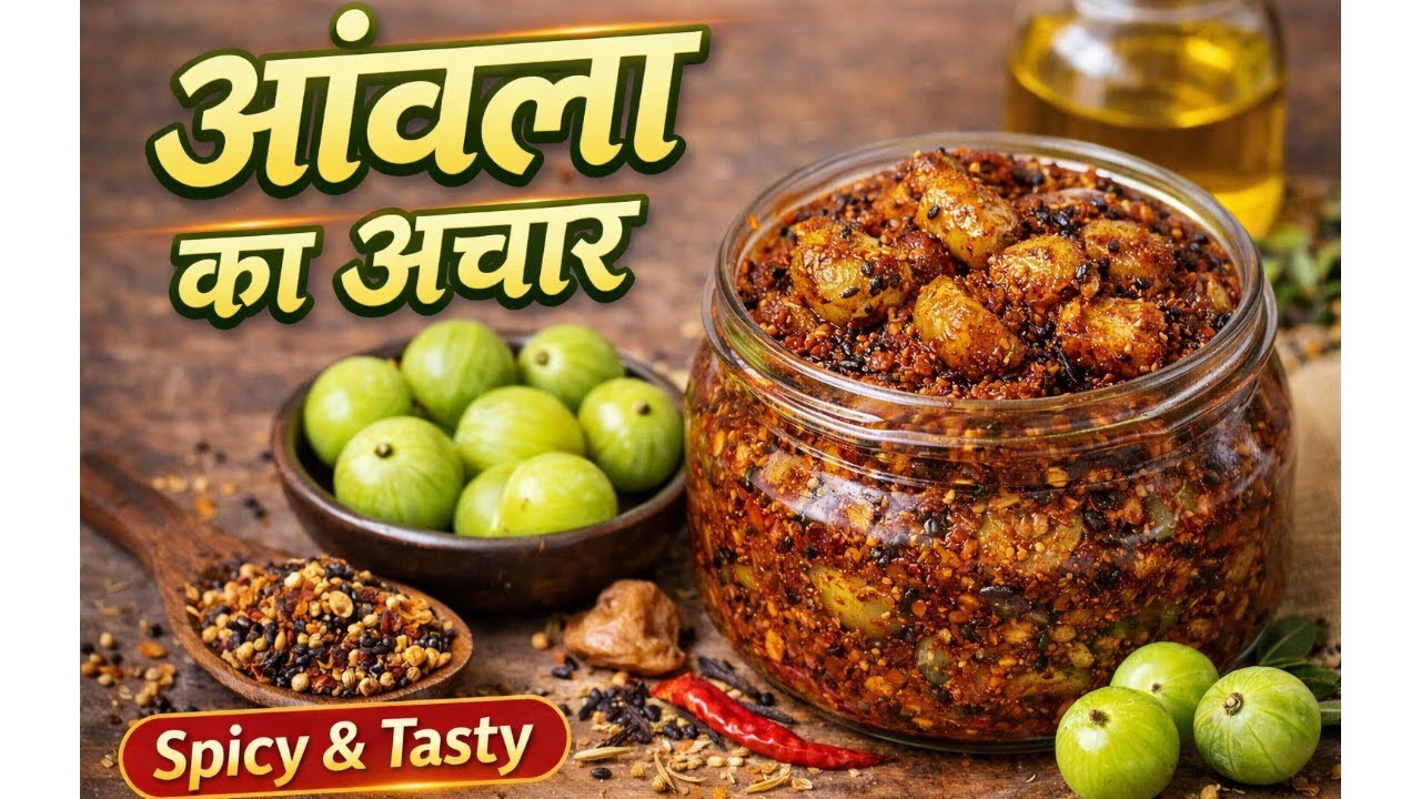 Amla Ka Achar | Homemade Amla Pickle Recipe | Simple & Tasty✨