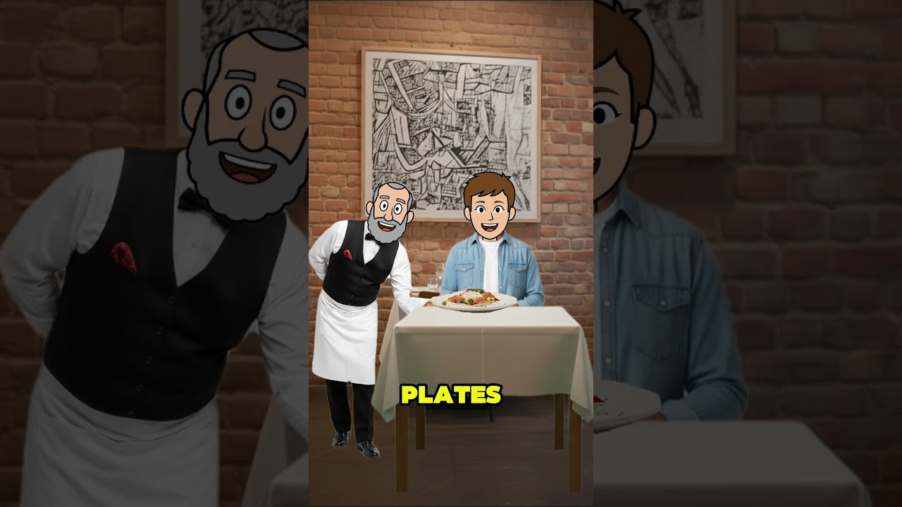 Why Restaurants Use BIG Plates 🍽️ #shorts #facts