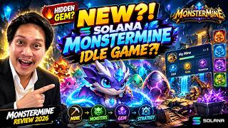 NEW! SOLANA P2E Idle Game Could Be HUGE! 👀  MONSTERMINE Review 2026 | PLAY TO EARN GAMES screenshot 4