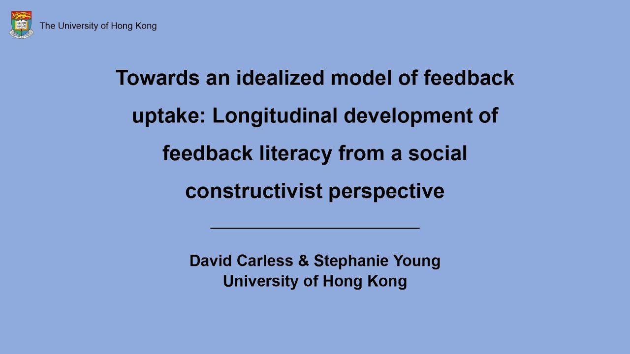 Longitudinal development of feedback literacy