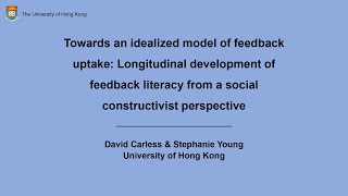 Longitudinal development of feedback literacy