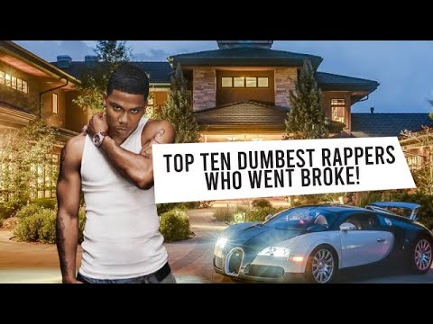 Top 10 Dumbest Rappers Who Went Broke!