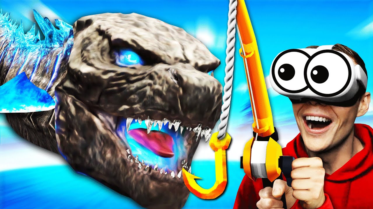 Catching GODZILLA SHARK In VIRTUAL REALITY - YouTube