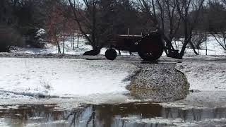 DC CASE PLOWING THROUGH MY POND