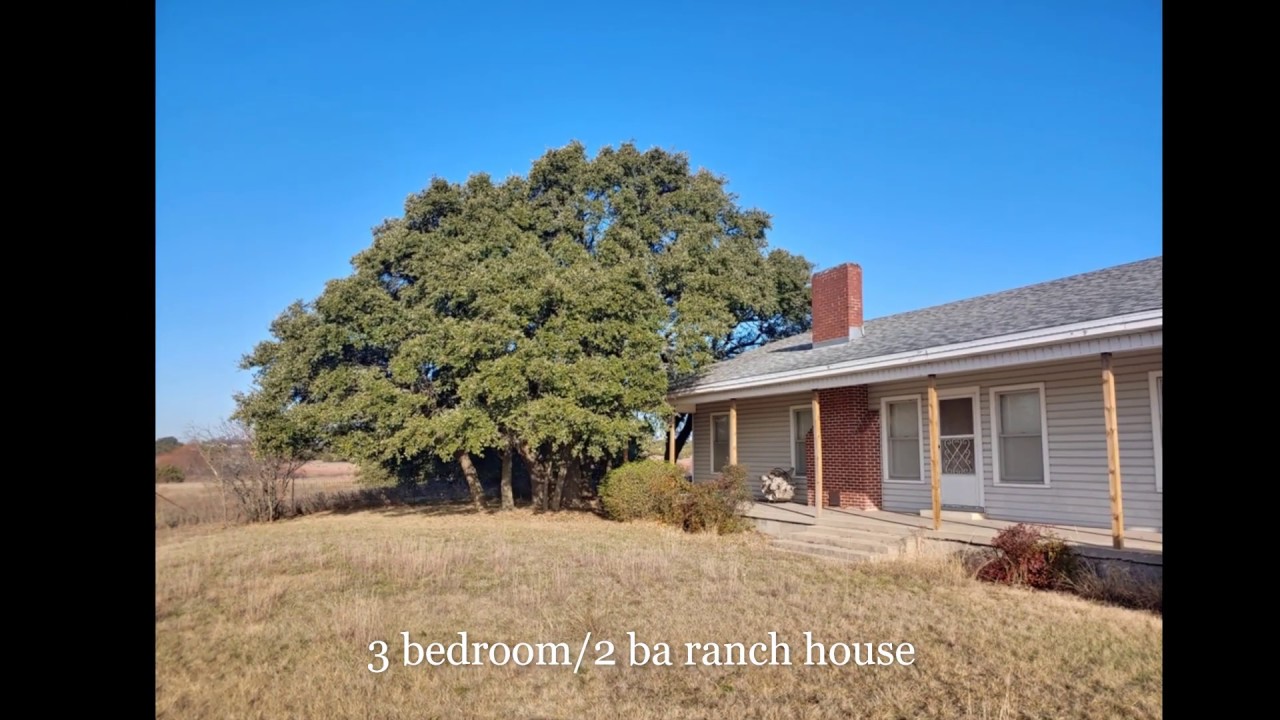 Stephenville 60 acres with ranch house YouTube