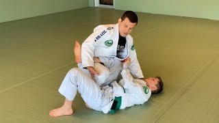 Ankle lock from top side control