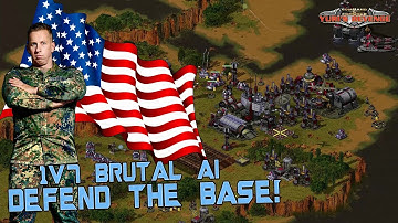 Trapped - 1v7 BRUTAL AI ( Command & Conquer - Yuri
