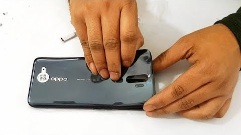 Oppo A5 2020 Camera Lens Change | Back Panel remove