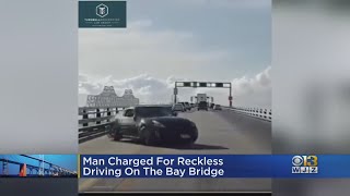 Driver Seen Doing Doughnuts On Bay Bridge Faces 27 Charges, MDTA Police Say