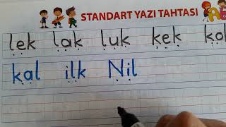 1. Sınıf Ara Tatil Çalışması- 3 Harfli Hece Okuma Çalışması