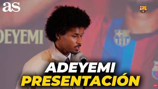 PRESENTACIÓN COMPLETA de KARIM ADEYEMI como nuevo JUGADOR del FC BARCELONA