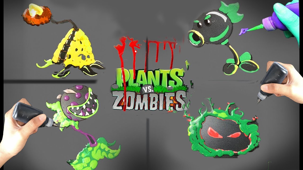 Pancake plants vs zombies tangle kelp chomper kernel pult peashooter