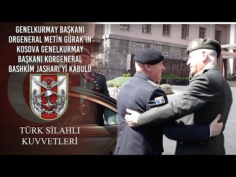 Gnkur.Bşk. Orgeneral Metin GÜRAK’ın, Kosova Gnkur.Bşk. Korgeneral Bashkim JASHARI’yi Kabulü