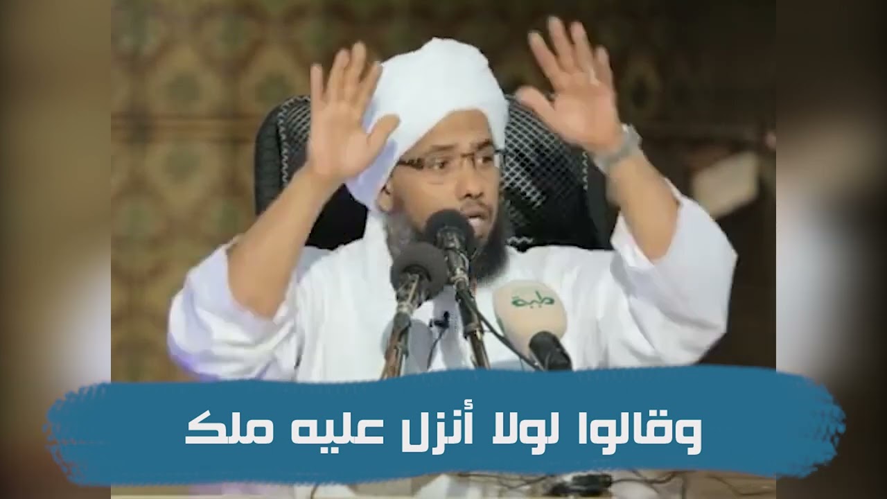 تفسير : وقالوا لولا أنزل عليه ملك .. د. عبدالحي يوسف