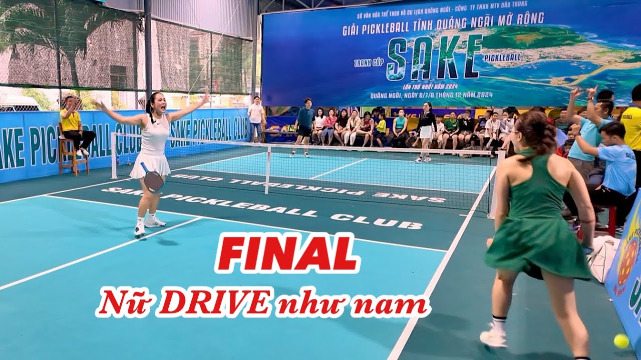 CHUNG KẾT Pickleball 5.1 đôi nữ đánh như nam QUÁ HAY