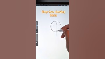 how to draw face for beginners #shorts #beginners  #facedrawing #procreate