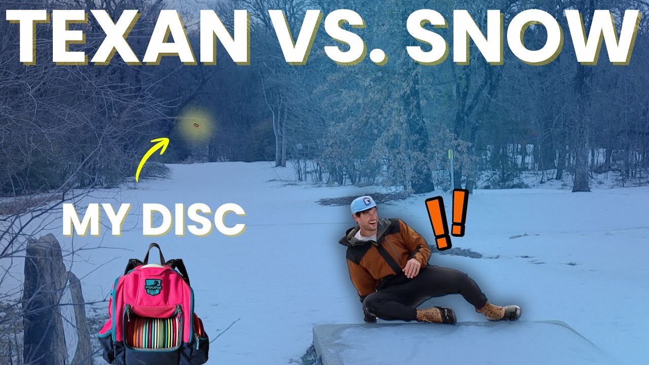 Я впервые играл в диск-гольф на снегу — понятия не имел, чего ожидать!