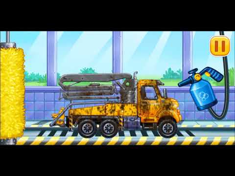 #1 Trò chơi – máy bơm bê tông – xe cần cẩu – xe tải – xây biệt thự – p2 Mới Nhất