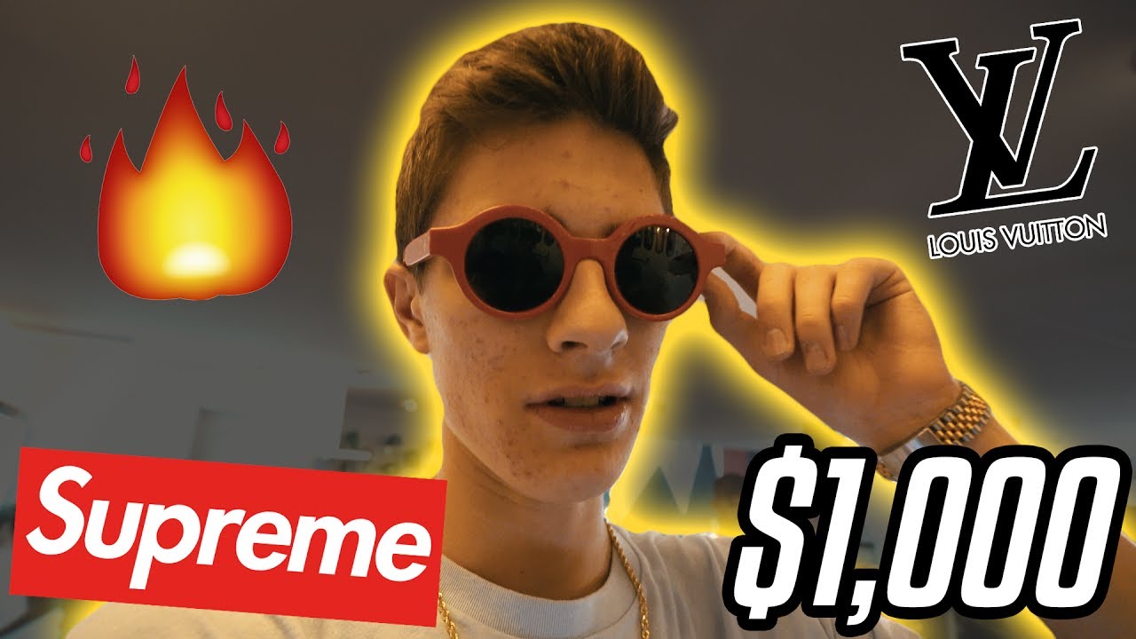 THESE SUPREME X LOUIS VUITTON GLASSES COST $1,300... - YouTube