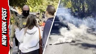 Download Lagu ICE Agents Tear Gas Angry Chicago Residents Following Construction Worker's Arrest MP3 Download Lagu ICE Agents Tear Gas Angry Chicago Residents Following Construction Worker's Arrest MP3