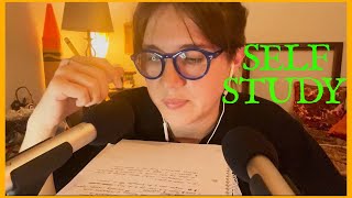 Studying and Learning by yourself ASMR Ramble