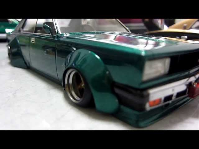1/24 改造車 街道レーサーモデリング 旧車会 ちばらぎ - YouTube