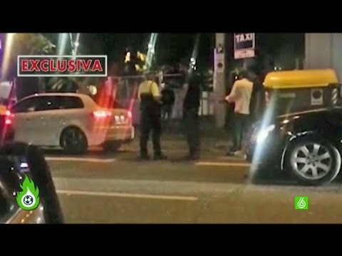 La secuencia completa del incidente de Piqué con la Guardia Urbana