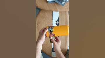 Stickers on Orange Hydro Flask #hydroflask #stickers