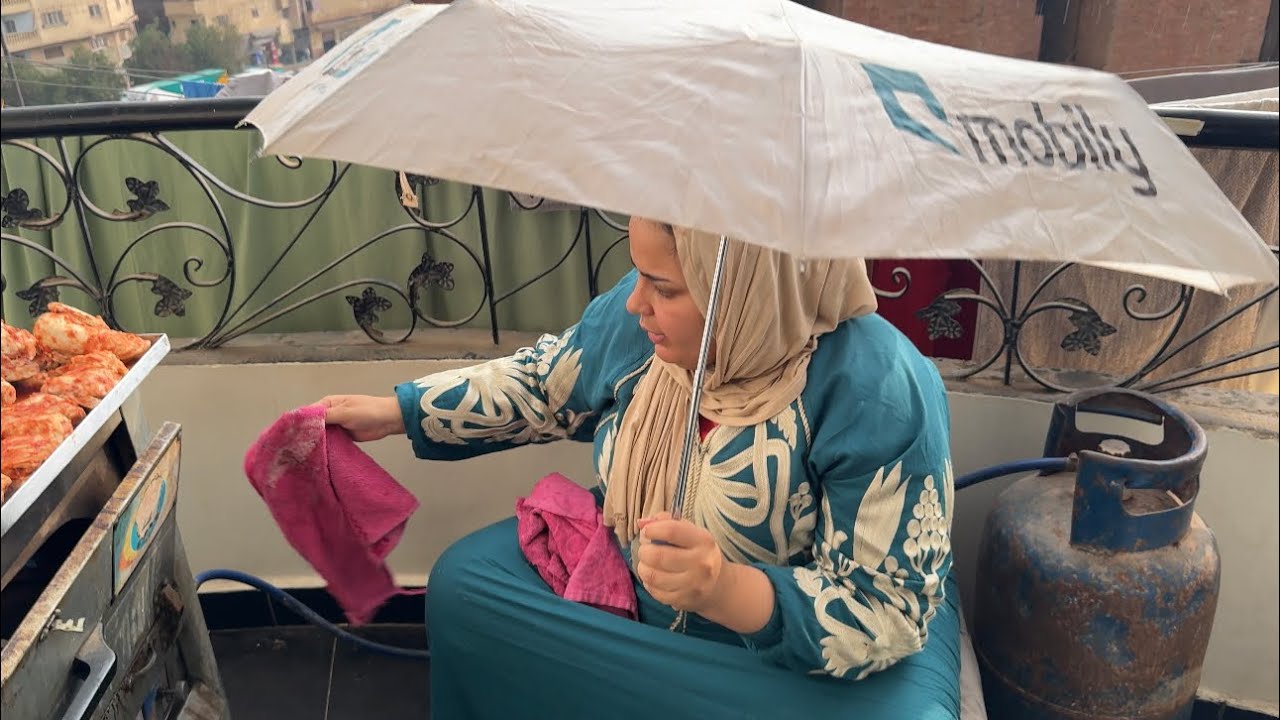 مائده سادس يوم رمضان 🌙 طبخنا تحت المطر