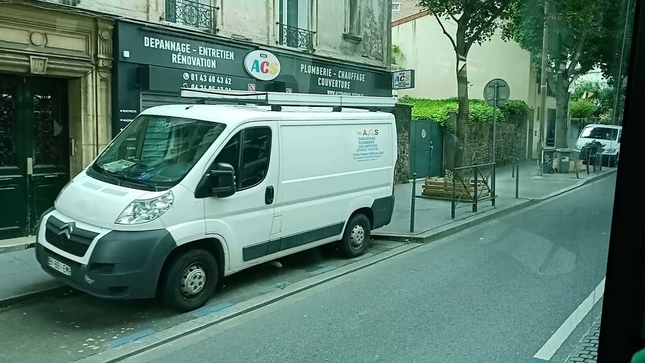 Bus 115 Urbanway 12 Diesel N°8929 Voyage entre Mairie de Montreuil - Pasteur et Porte des Lilas