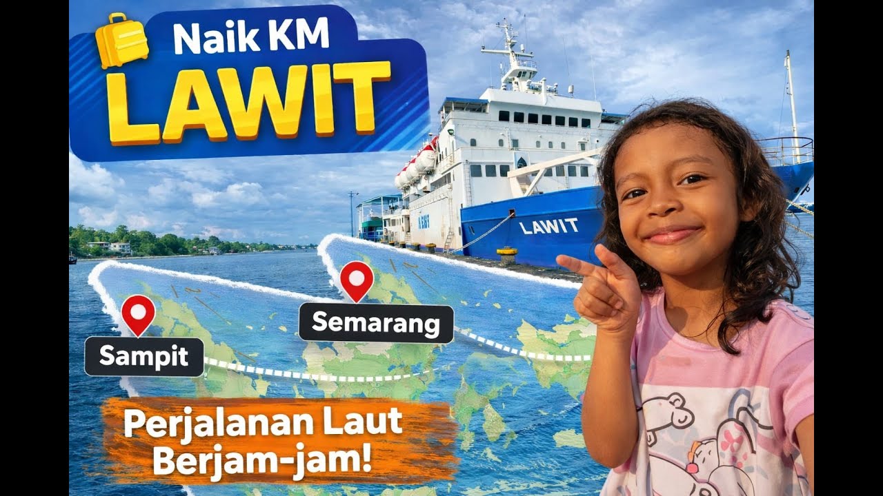 Naik KM Lawit dari Sampit ke Semarang | Perjalanan Laut Berjam-jam!