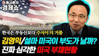 [홍사훈의 경제쇼] 김영익ㅡ설마 미국이 부도가 날까? ㅡ진짜 심각한 미국 부채현황 | KBS 211020 방송