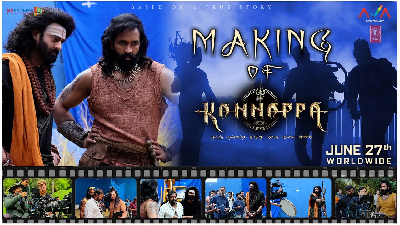 Kannappa Movie Making | A Grand Cinematic Journey Begins | Vishnu Manchu | Mohan Babu | Prabhas |AVA