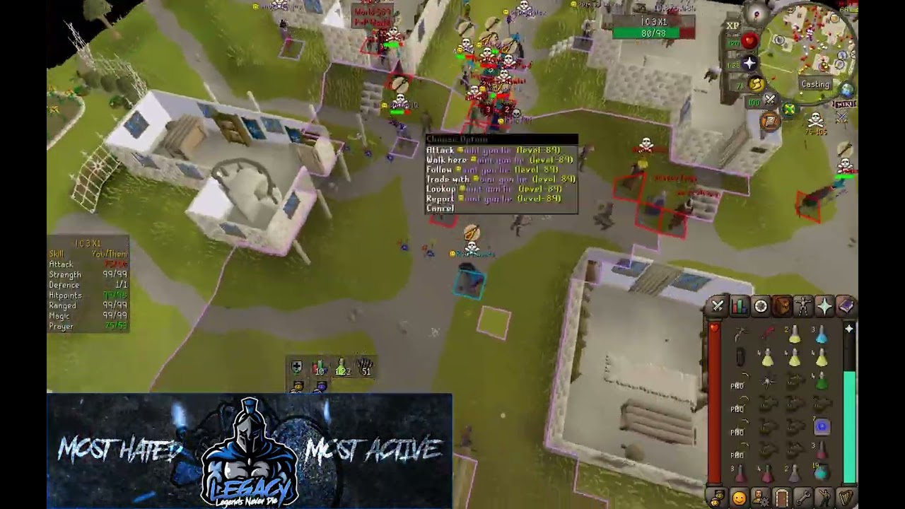 Legacy's Falador Massacre (vs Venom 40v40)
