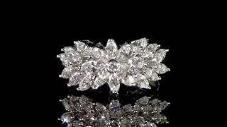 18K WHITE GOLD 1.30CT TDW DIAMOND RING. Ref. 330 3353