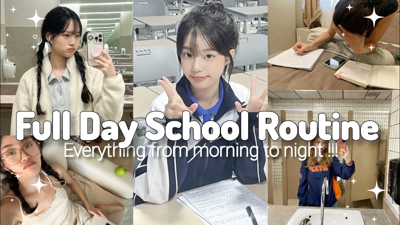 Расписание занятий полного дня для учеников ✨ Полное руководство