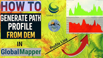 How to Generate Path Profile from DEM in Global Mapper | #GlobalMapper #DEM #GIS #TerrainProfile