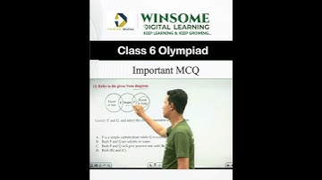 Class 6 Science Olympiad MCQ  #olympiadprep #winsomedigitallearning #biology  #education