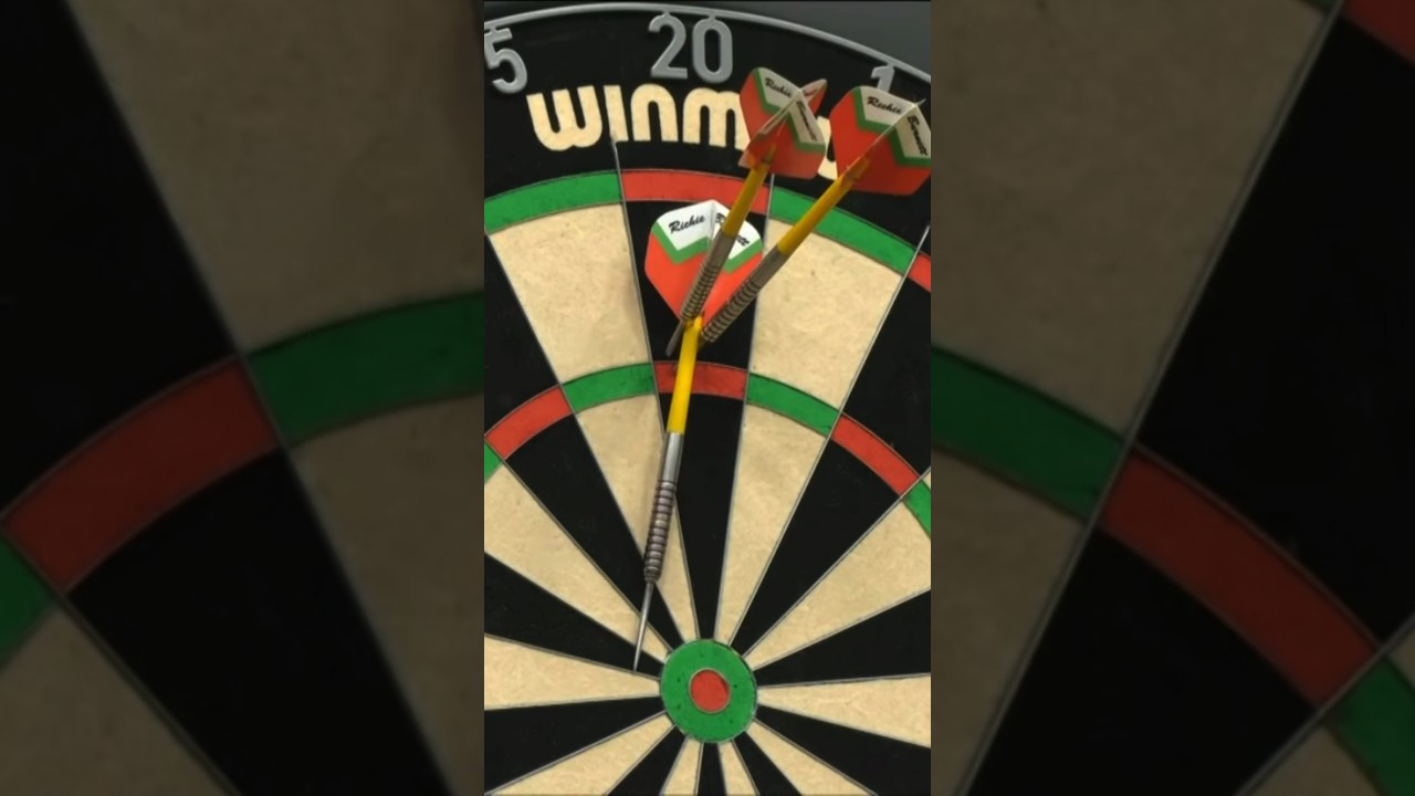 Richie Burnett: zählt der letzte Dart? 🤯😳 Kirk Bevins schaut genau hin 