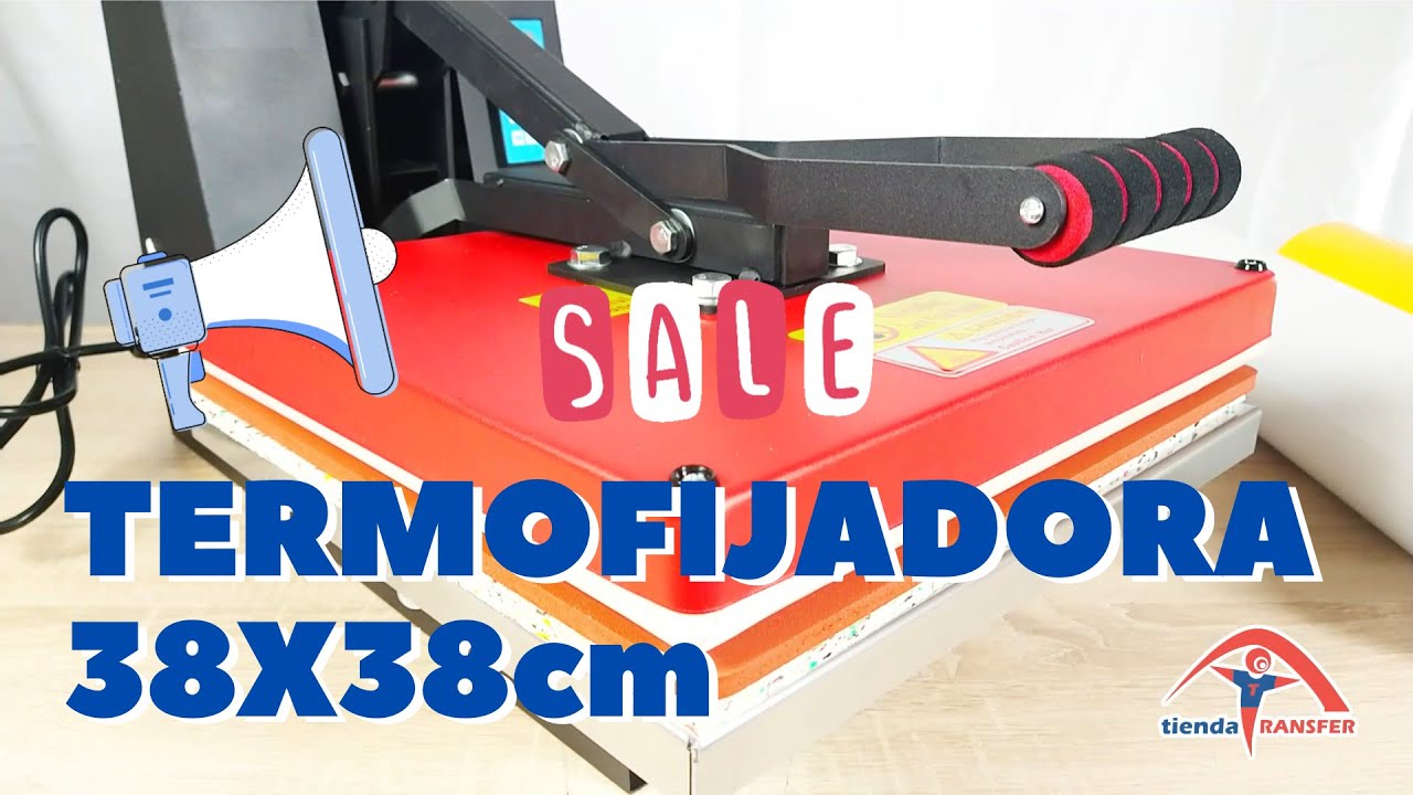 Plancha Termofijadora 38x38 Tipo Caimán Para Estampar Camisetas, Carcasas||  COLOMBIA - YouTube